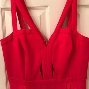 Bcbg Max Azria Bright Red Brand New Gown With Tags